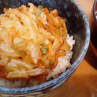 簡単！かき揚げ丼